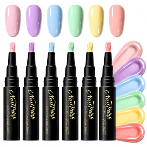 6pcs nail polish - nail,