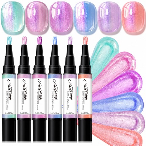 6pcs nail polish pens in - 6pcs,