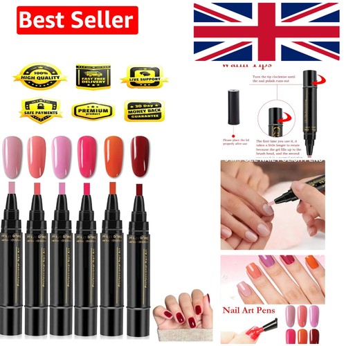 6pcs nail polish pens - 6pcs,