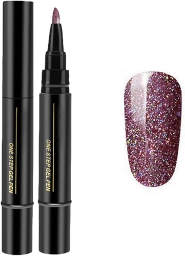 Glitter nail polish - in, pen